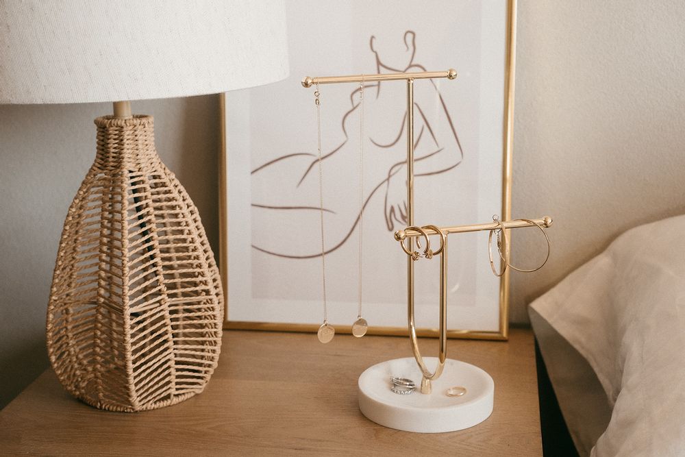 Lampes à poser - Natural paper lamp Ø30x50 cm/E27/40w IL22074 - ANDREA HOUSE