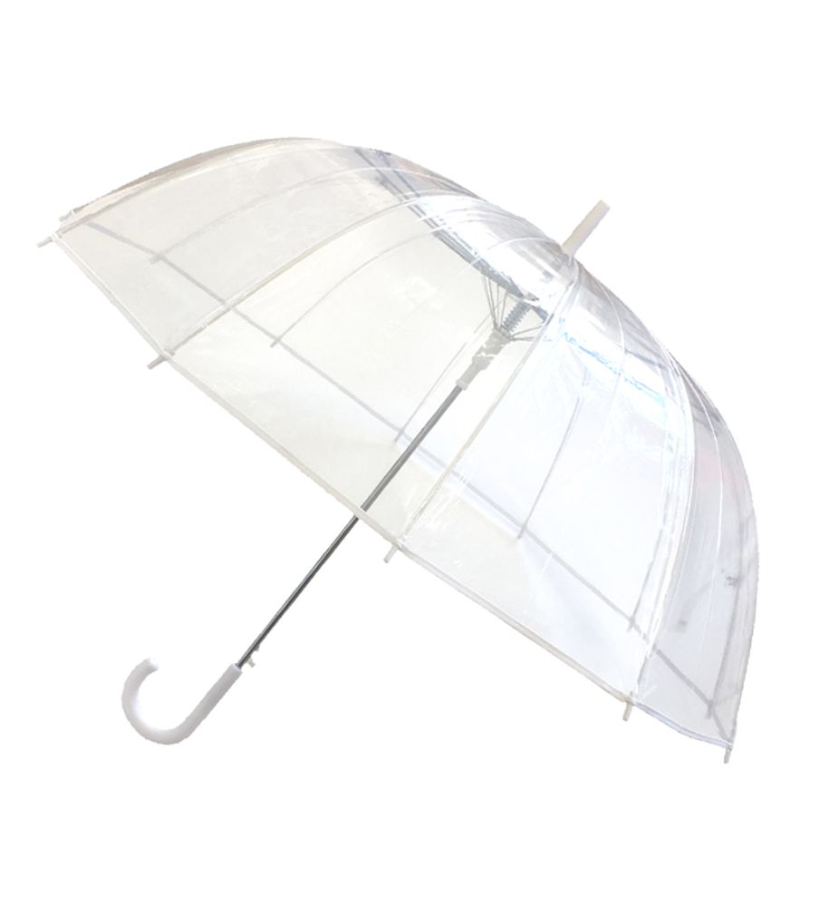 Objets personnalisables - PARAPLUIE TRANSPARENT MARIAGE BLANC - SMATI