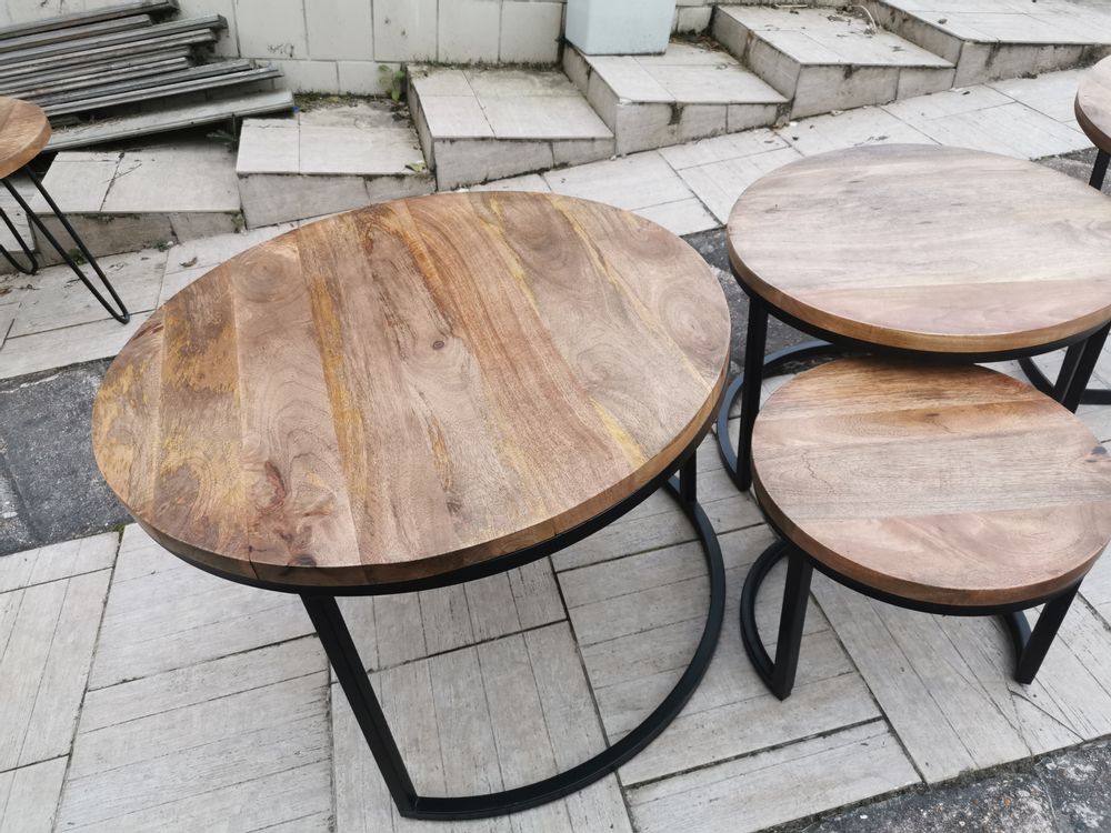 Coffee tables - WOODEN COFFEE TABLES - LA SEVE DES BOIS
