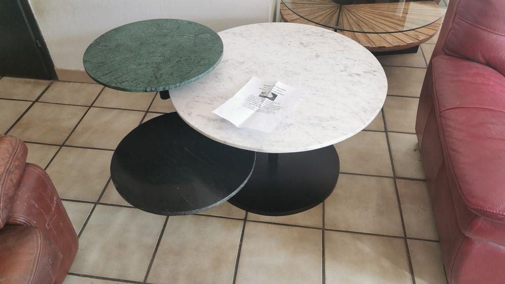 Decorative objects - Marble lounge tables - LA SEVE DES BOIS