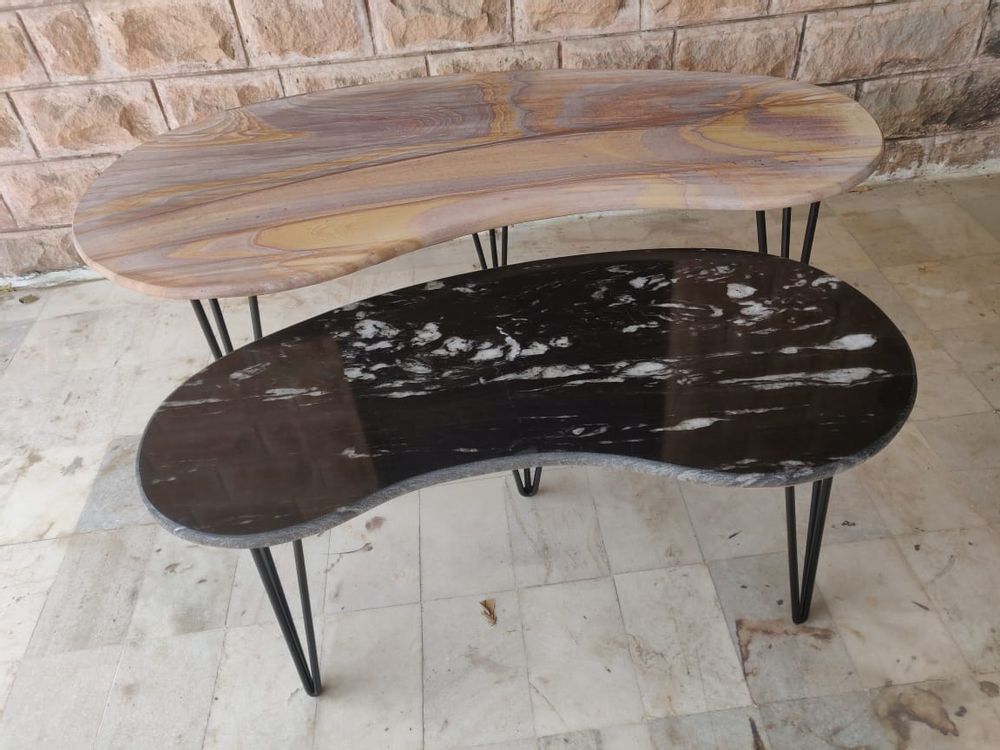 Decorative objects - Marble lounge tables - LA SEVE DES BOIS