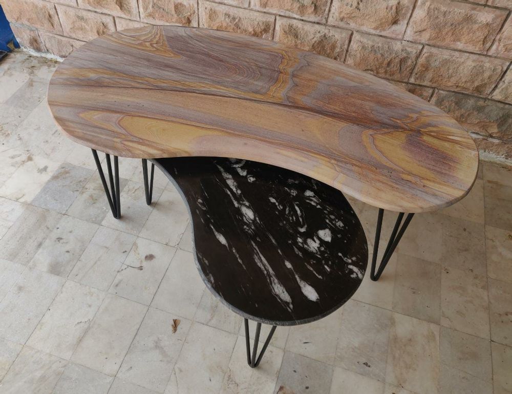 Decorative objects - Marble lounge tables - LA SEVE DES BOIS