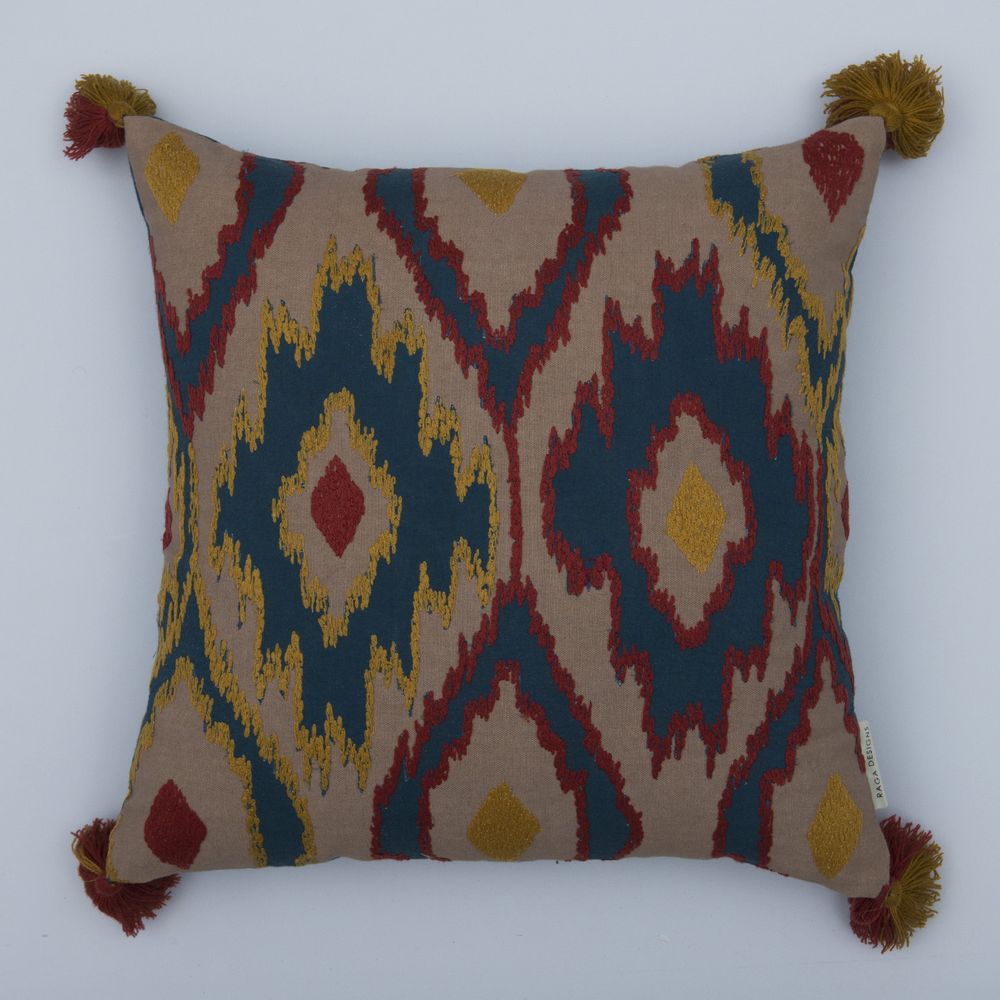 Cushions - Embroidered cushions - NEERU KUMAR