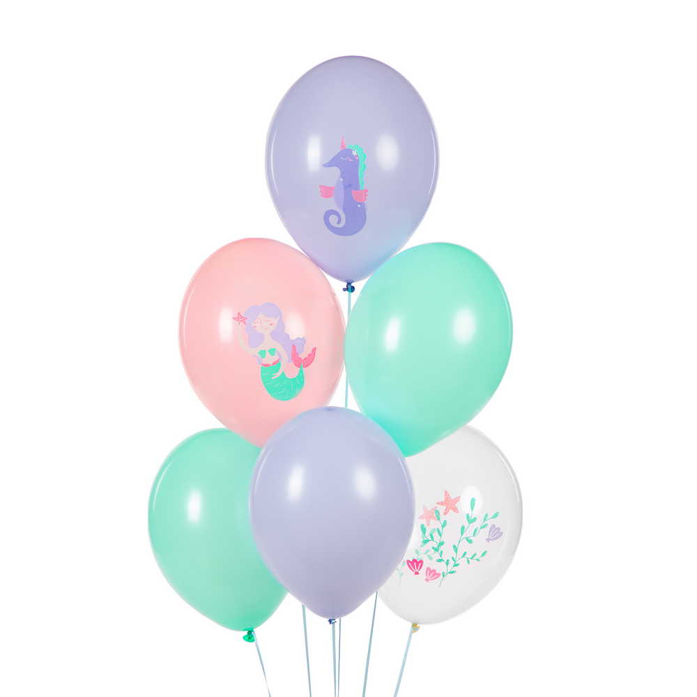 Decorative objects - Balloons 30 cm: Polar Bear, Little horse, Sea World, Love you mom - PARTYDECO