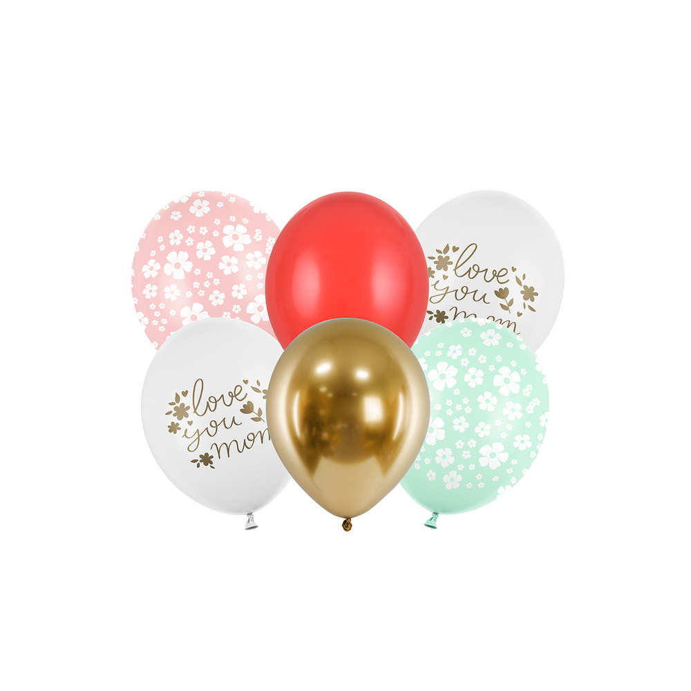 Decorative objects - Balloons 30 cm: Polar Bear, Little horse, Sea World, Love you mom - PARTYDECO