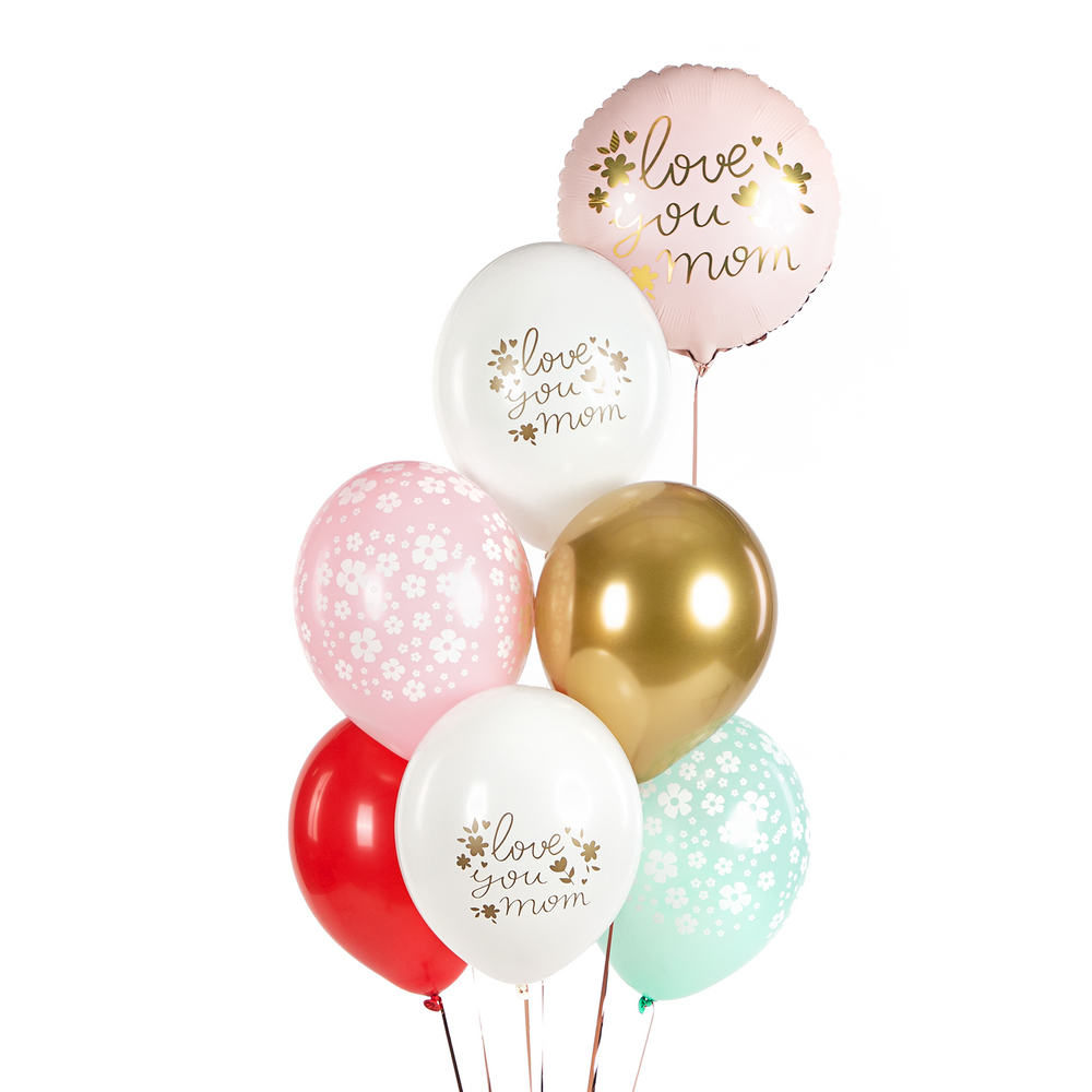 Decorative objects - Balloons 30 cm: Polar Bear, Little horse, Sea World, Love you mom - PARTYDECO