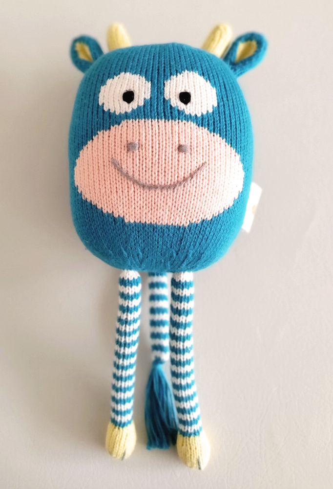 Gifts - FUNNY FARMERS. Knitted soft toys. CE standards - SOL DE MAYO