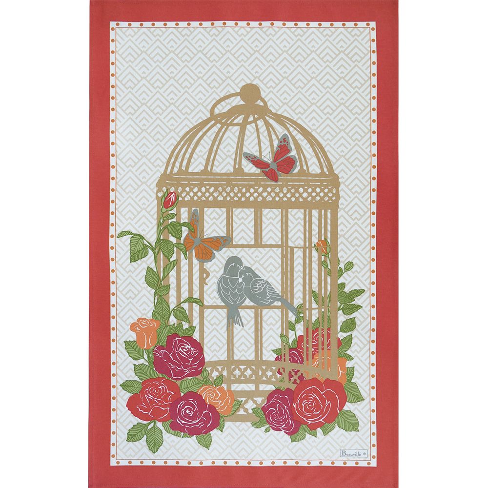 Kitchen linens - Les Tropiques tea towel - BEAUVILLÉ