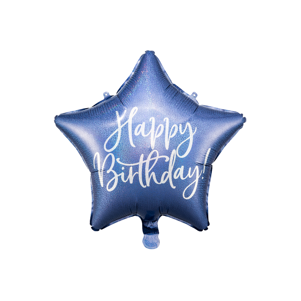 Decorative objects - Foil balloon Happy Birthday, - PARTYDECO