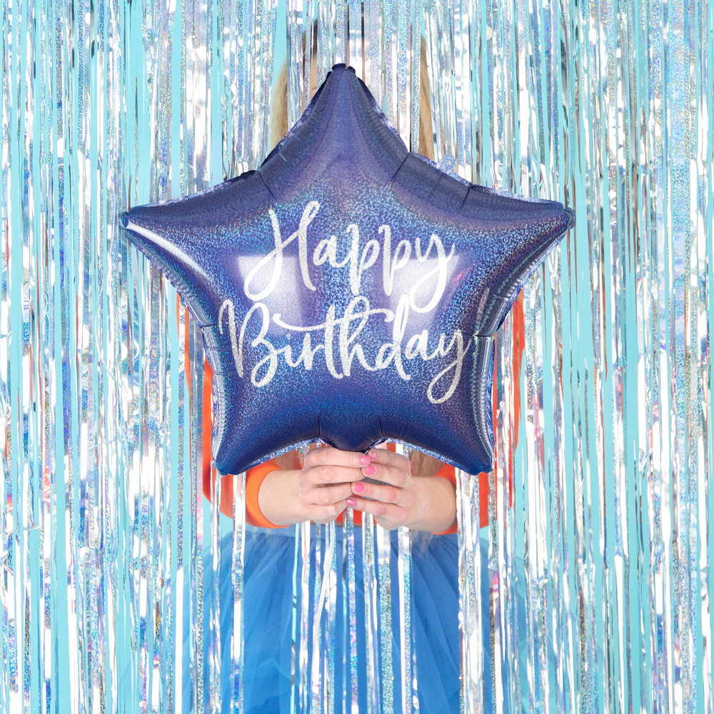 Decorative objects - Foil balloon Happy Birthday, - PARTYDECO