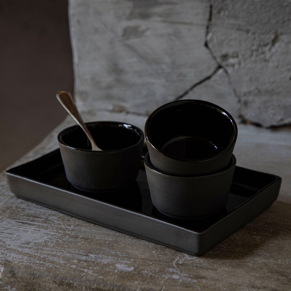 Platter and bowls - LAGOA ECO GRES COLLECTION by COSTA NOVA - COSTA NOVA