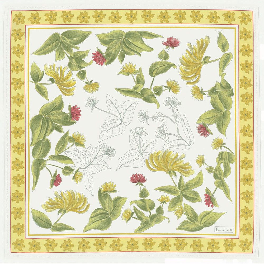 Table linen - Jardins tablecloth - BEAUVILLÉ