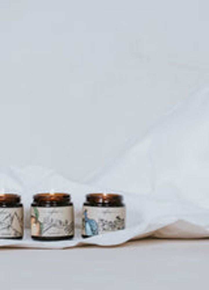 Candles - "BERGFEUER" - scent and massage candle - SEIFEREI