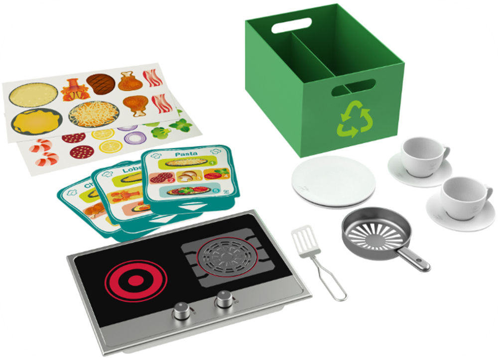 Toys - Interactive kitchen with sorting bins - TOYNAMICS HAPE NEBULOUS STARS