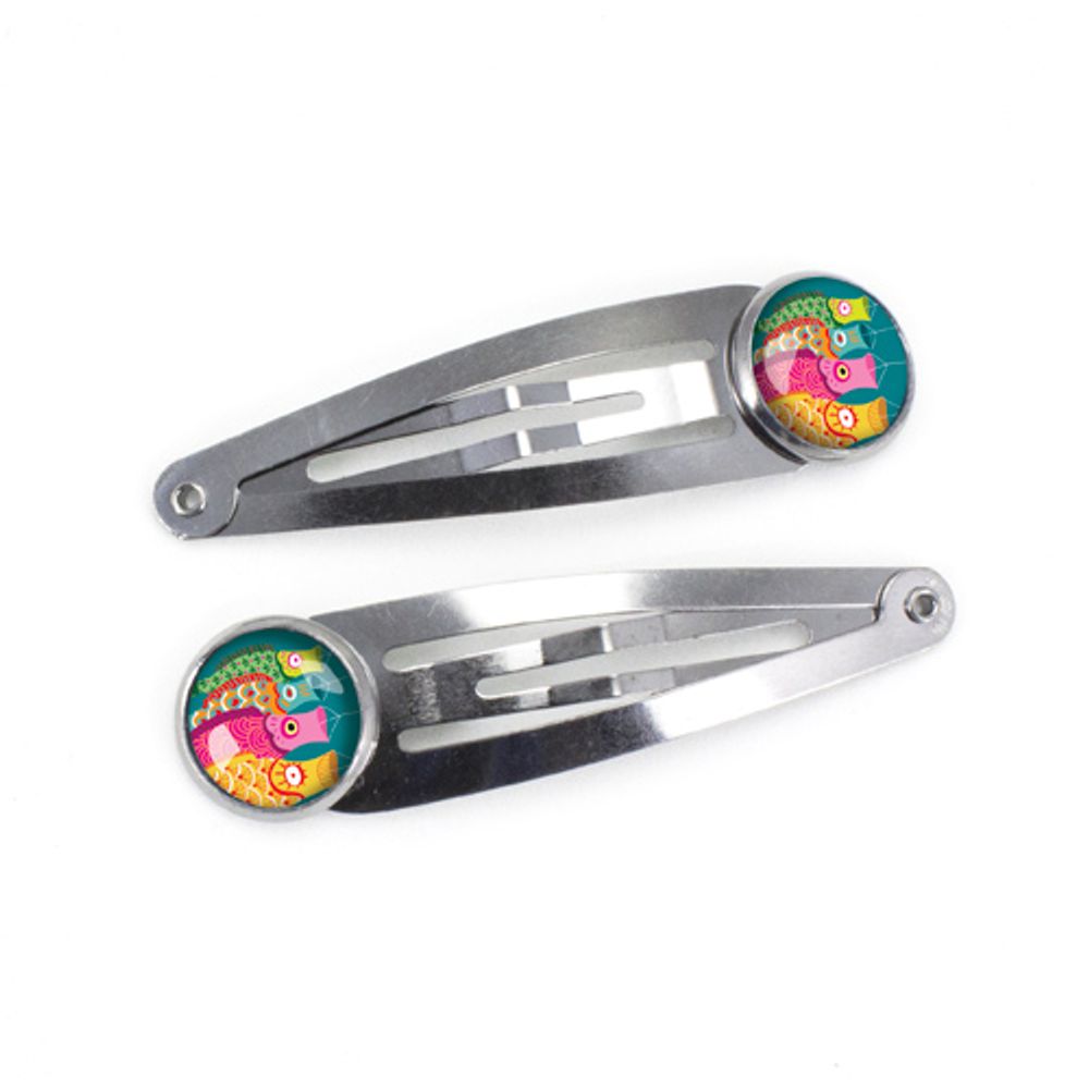 Accessoires cheveux - Hair Clips Les Minis Koinobori - LES MINIS D'EMILIE