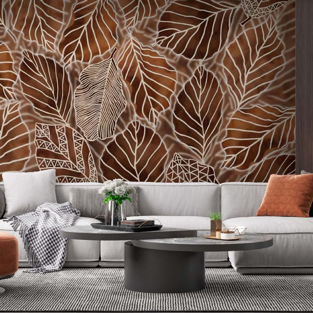 Decorative objects - Wallpaper "The Hovering Leaves" - HOUSE FRAME