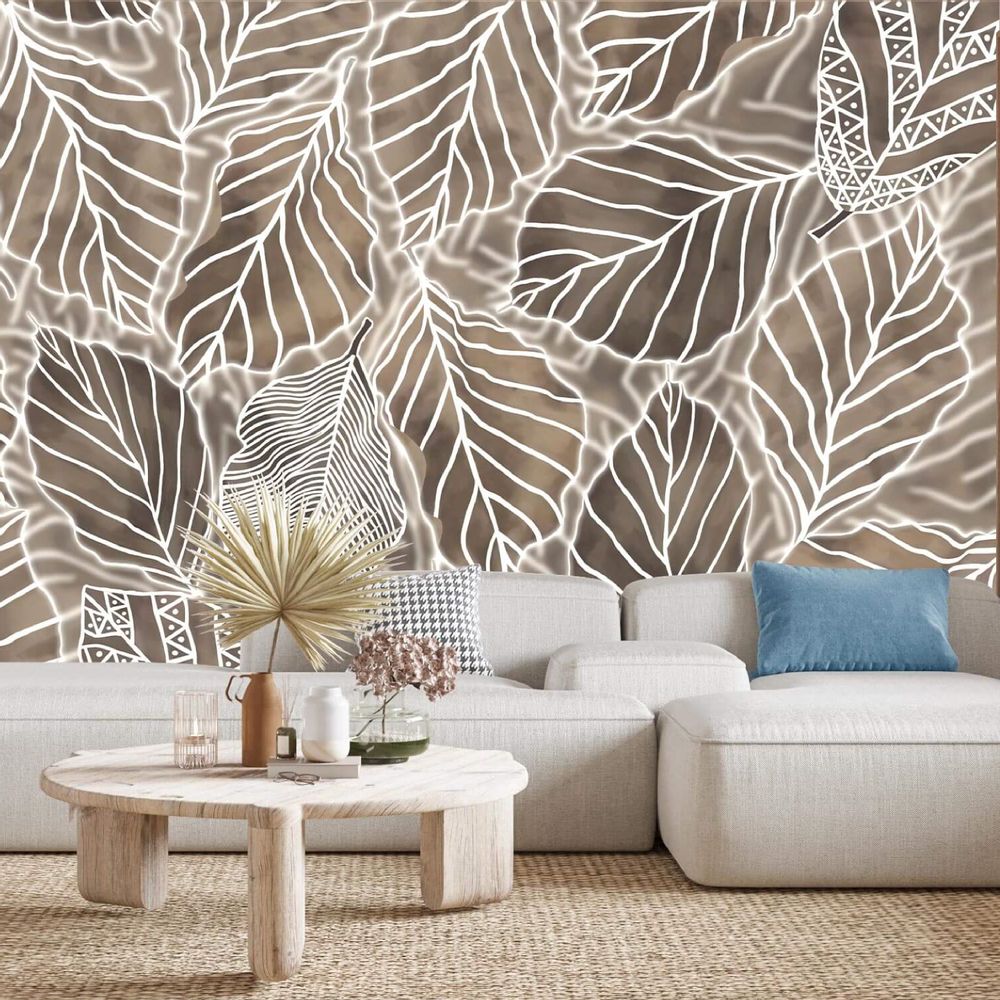 Decorative objects - Wallpaper "The Hovering Leaves" - HOUSE FRAME