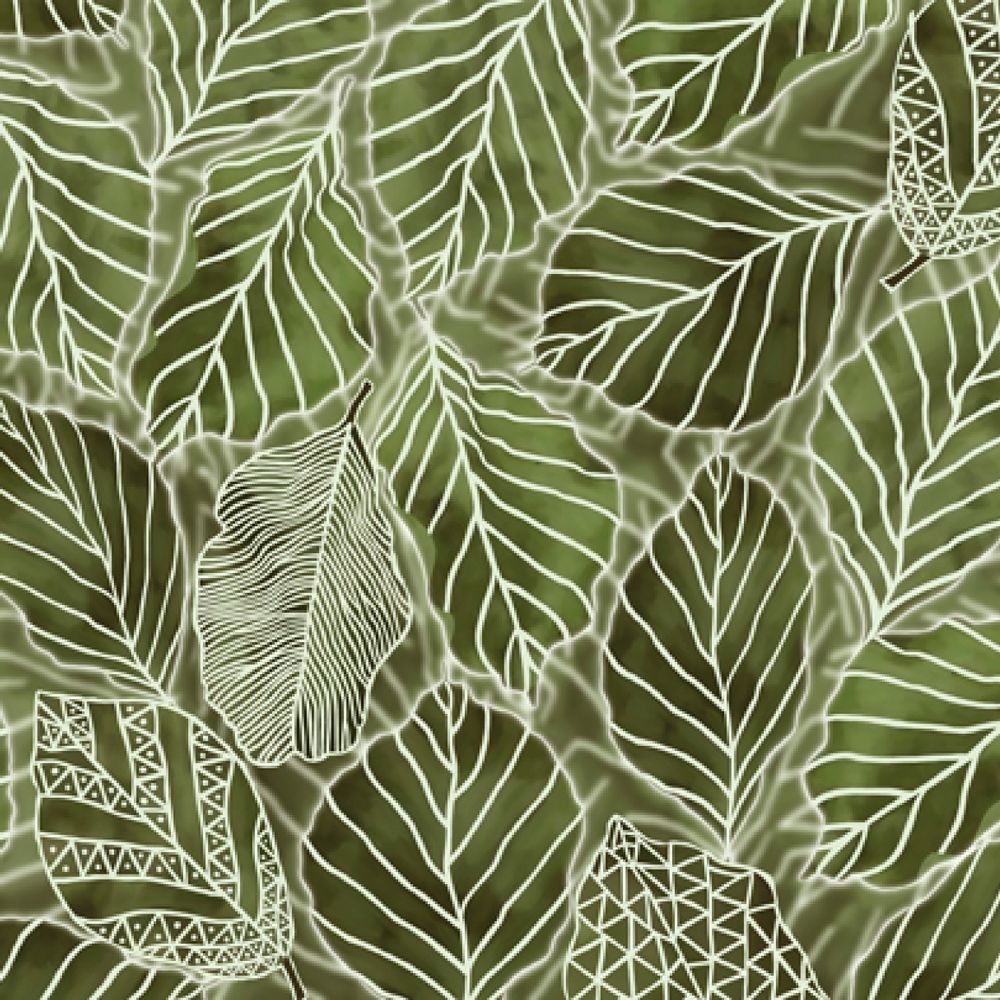 Decorative objects - Wallpaper "The Hovering Leaves" - HOUSE FRAME