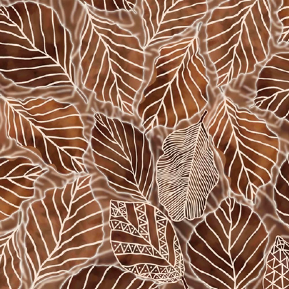 Decorative objects - Wallpaper "The Hovering Leaves" - HOUSE FRAME