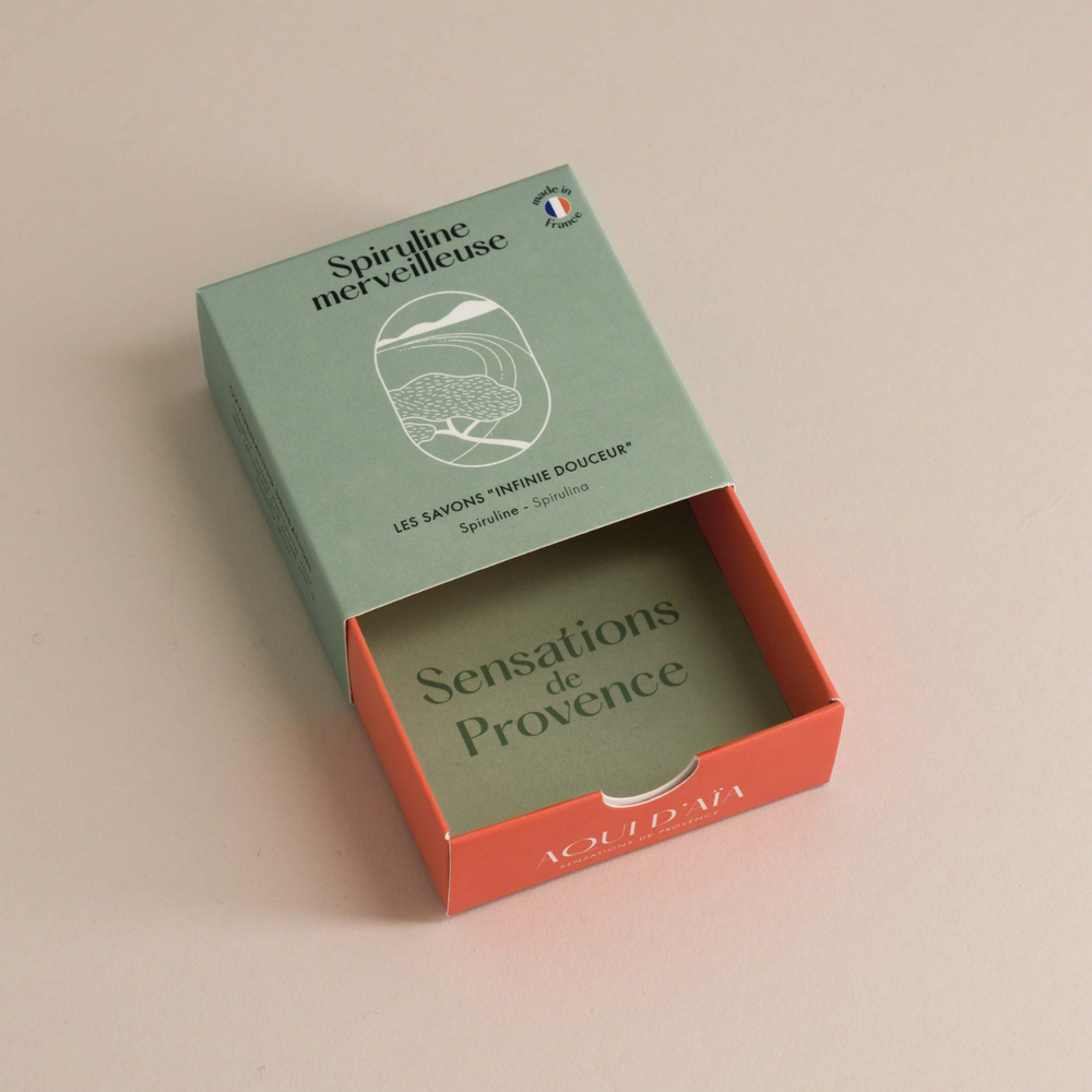 Savons - Spiruline Merveilleuse - AQUI D'AÏA