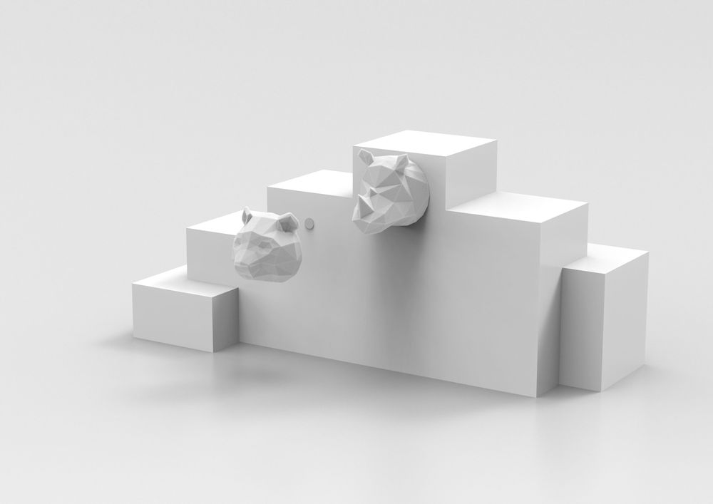 Luminaires pour enfant - VEILLEUSE WILD LIGHT RHINO - MOB