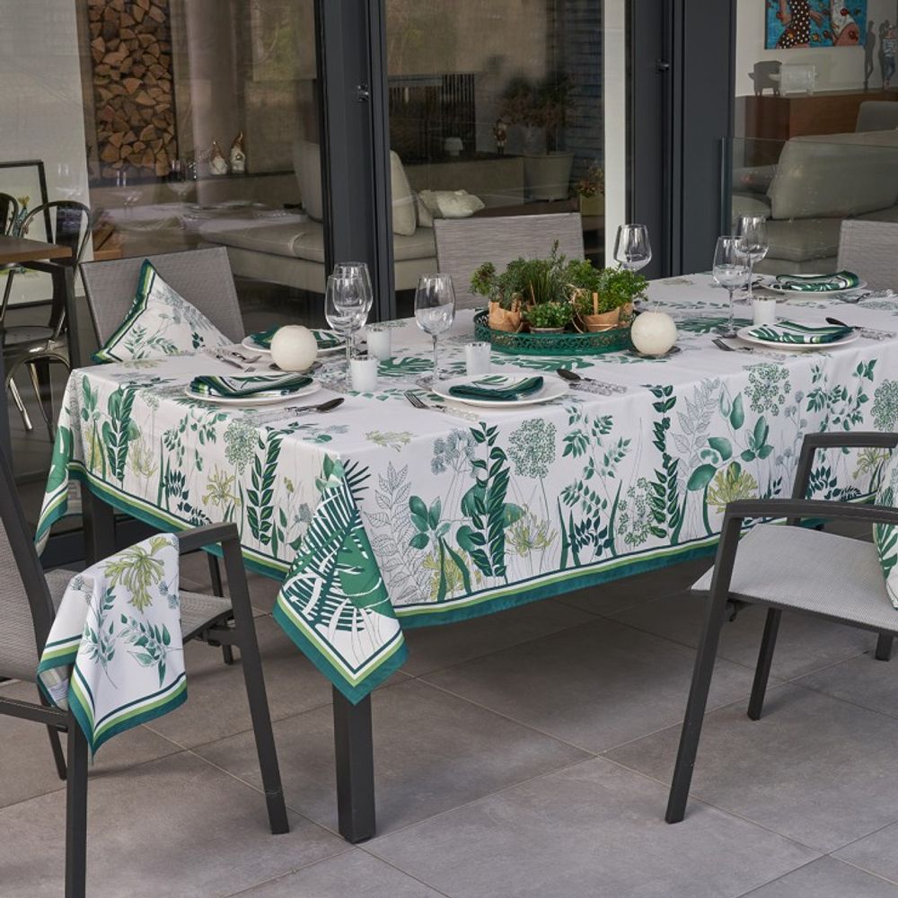 Linge de table textile - Nappe Agapanthes - BEAUVILLÉ