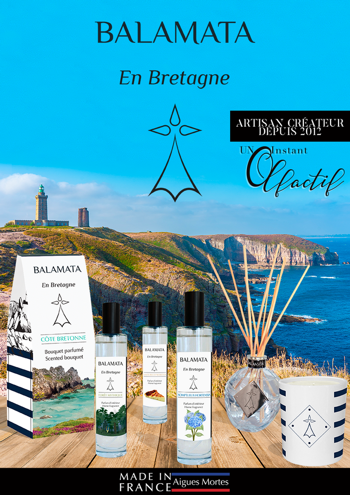 Objets de décoration - Parfum d'intérieur Balamata en Bretagne - BALAMATA PARFUMS D'INTÉRIEUR