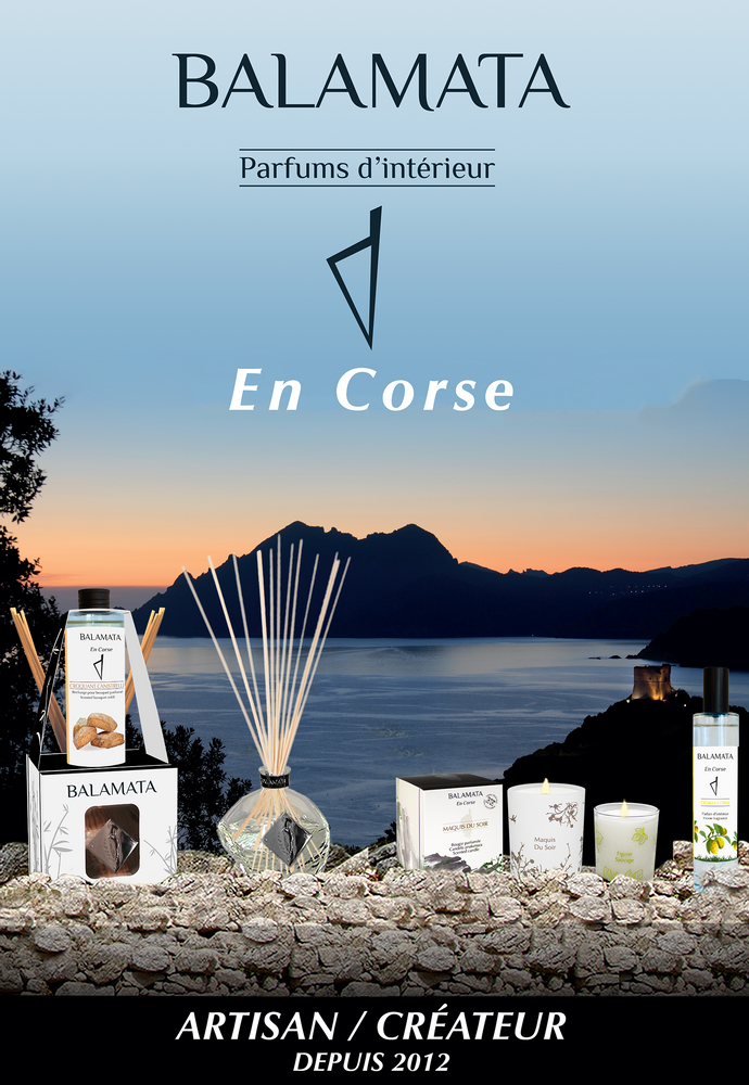 Objets de décoration - Parfum d'intérieur Balamata En Corse - BALAMATA PARFUMS D'INTÉRIEUR