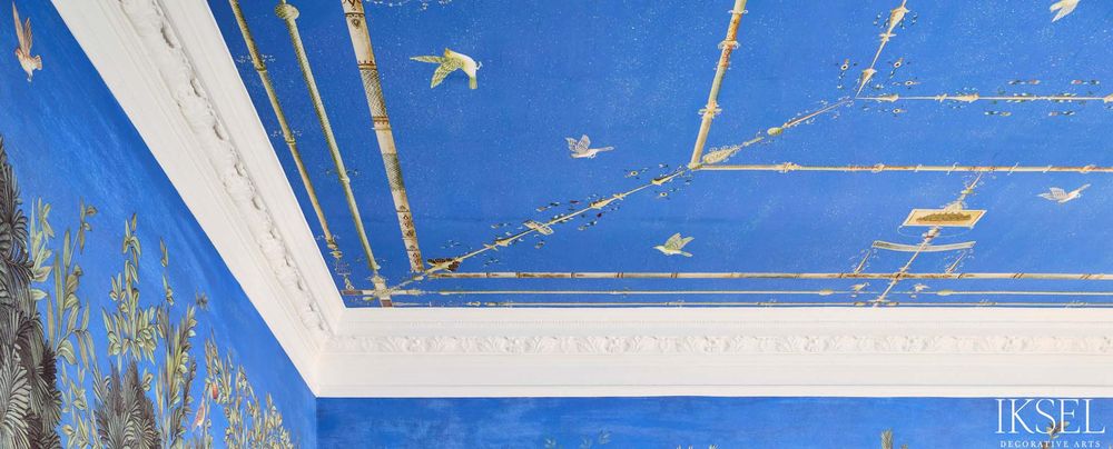 Papiers peints - Livia's Garden & Ceiling - IKSEL DECORATIVE ARTS
