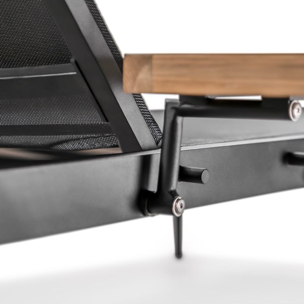 Lawn sofas   - Mateo Teak Sunbed - SNOC