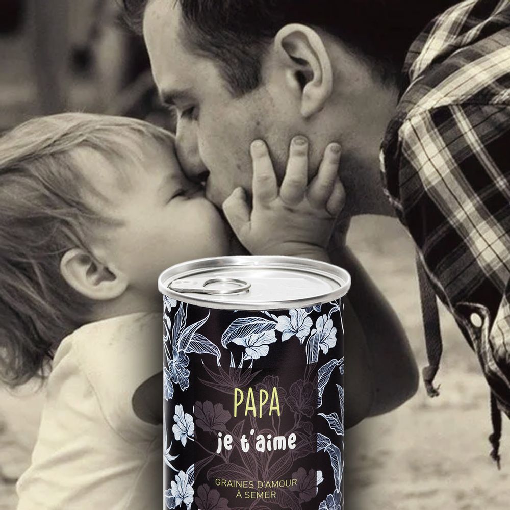 Cadeaux - Kit à semer "Papa, je t'aime" fabriqué en france - MAUVAISES GRAINES
