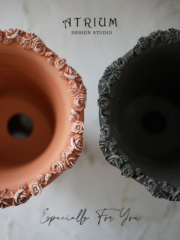 Pottery - Agave Venus, flower pot, handmade terracotta. - ATRIUM DESIGN STUDIO