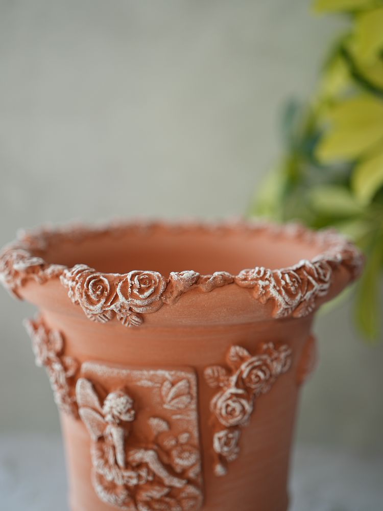Pottery - Agave Venus, flower pot, handmade terracotta. - ATRIUM DESIGN STUDIO
