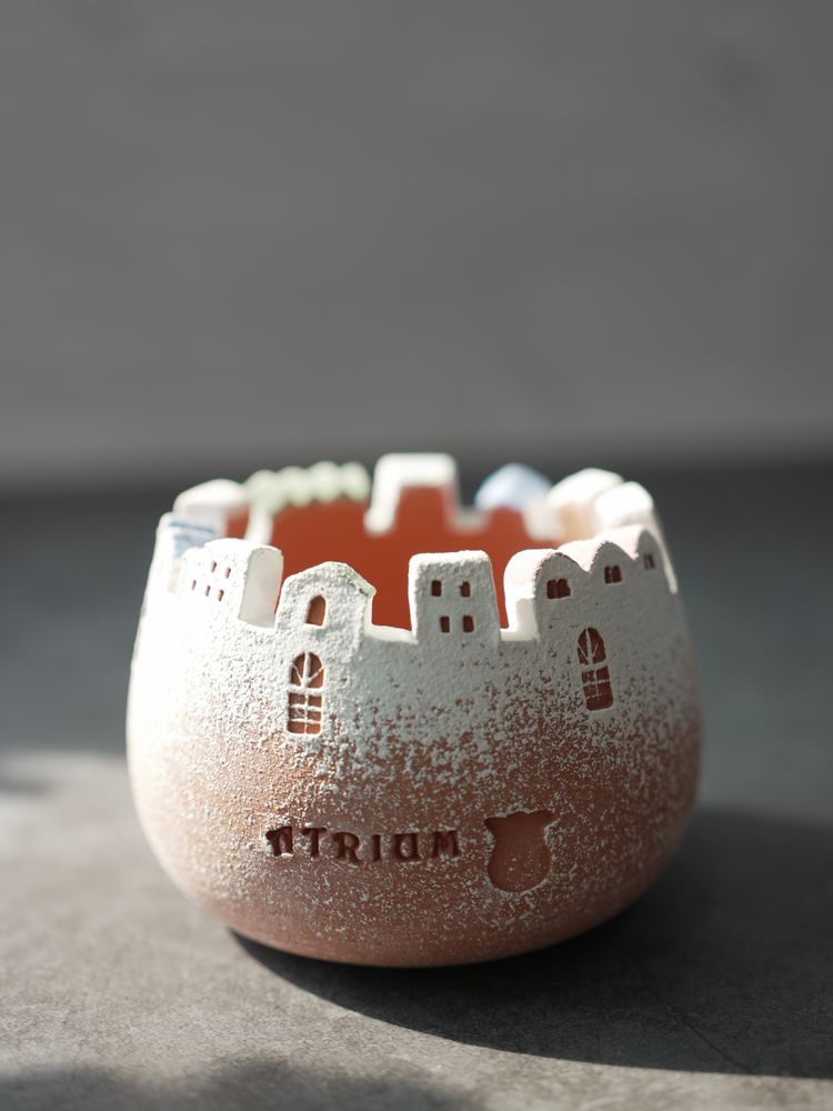 Vases - Dosi- Pot de fleurs en terre cuite fait main. - ATRIUM DESIGN STUDIO
