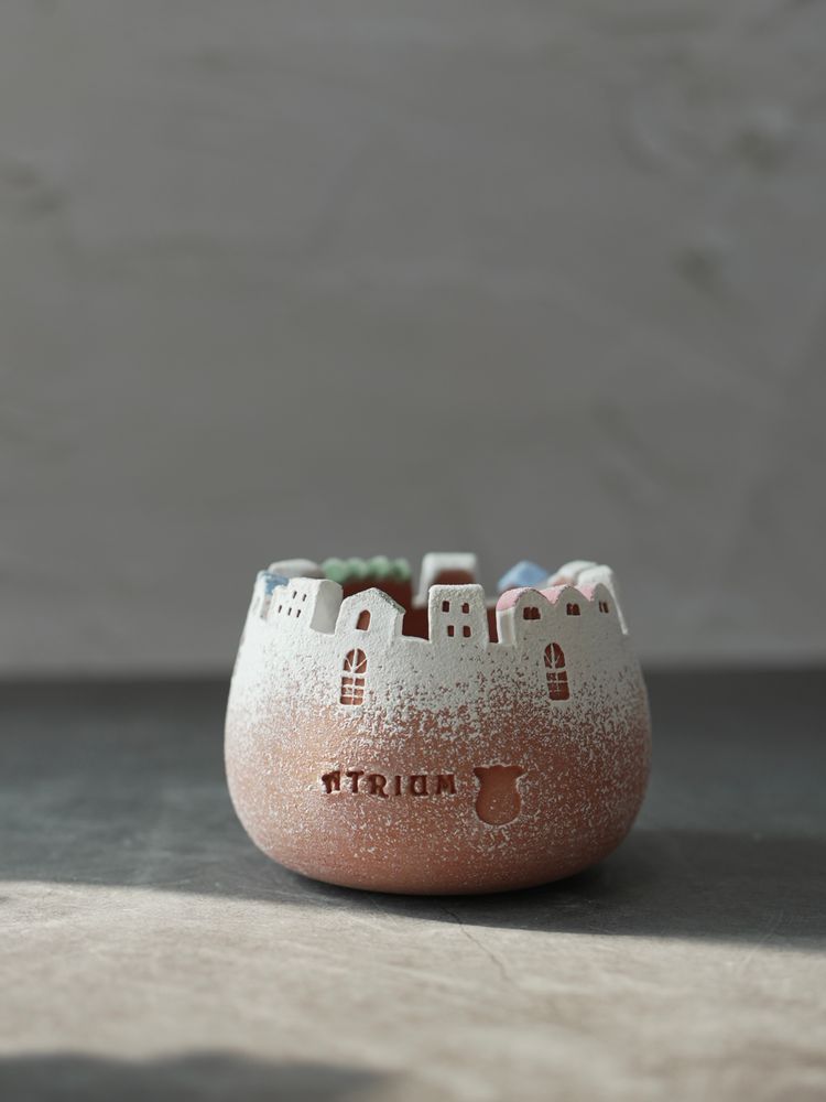 Vases - Dosi- Pot de fleurs en terre cuite fait main. - ATRIUM DESIGN STUDIO