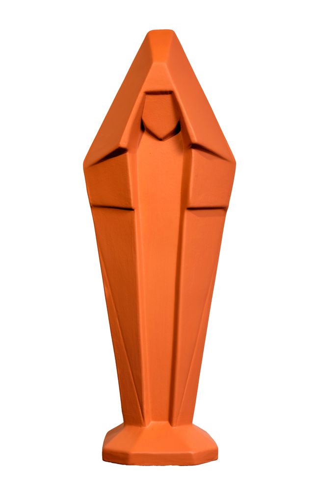 Ceramic - Design sculpture “DIVINE” - MONOCHROMIC CERAMIC