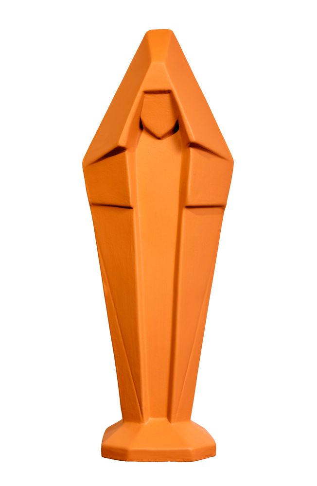 Ceramic - Design sculpture “DIVINE” - MONOCHROMIC CERAMIC
