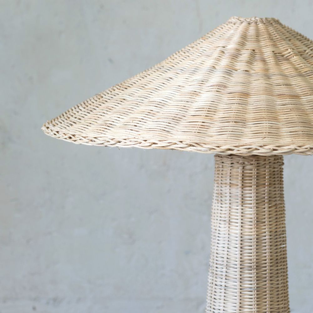 Table lamps - Rattan Floor Lamp Duta - MAHE HOMEWARE