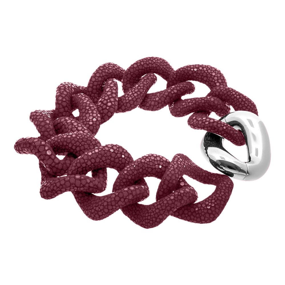 Bijoux - Bracelet mono-matière - galuchat - ELEMENTALS BY SALIMA THAKKER