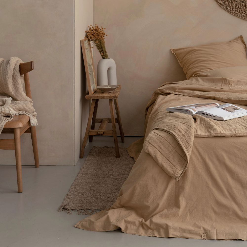 Bed linens - Square Quilted Gauze bedspread - OONA HOME