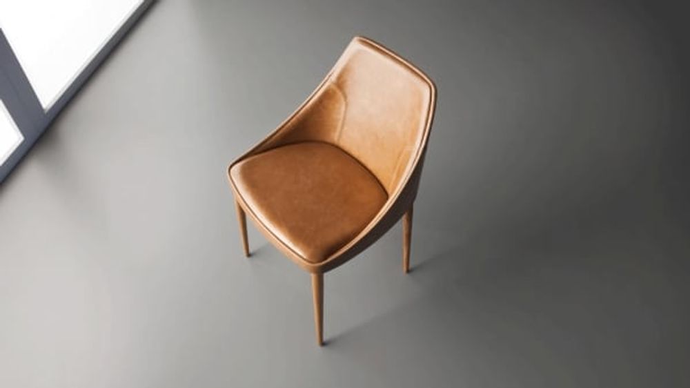 Chairs - BLOO Chair - metal+leather - DOIMO BRASIL
