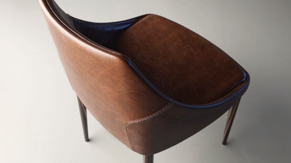Chairs - BLOO Chair - metal+leather - DOIMO BRASIL