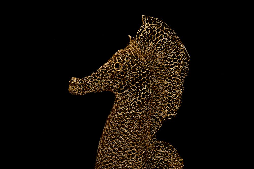 Pièces uniques - Inspiration aquatique- les hippocampes - ODILE MOULIN SCULPTURES