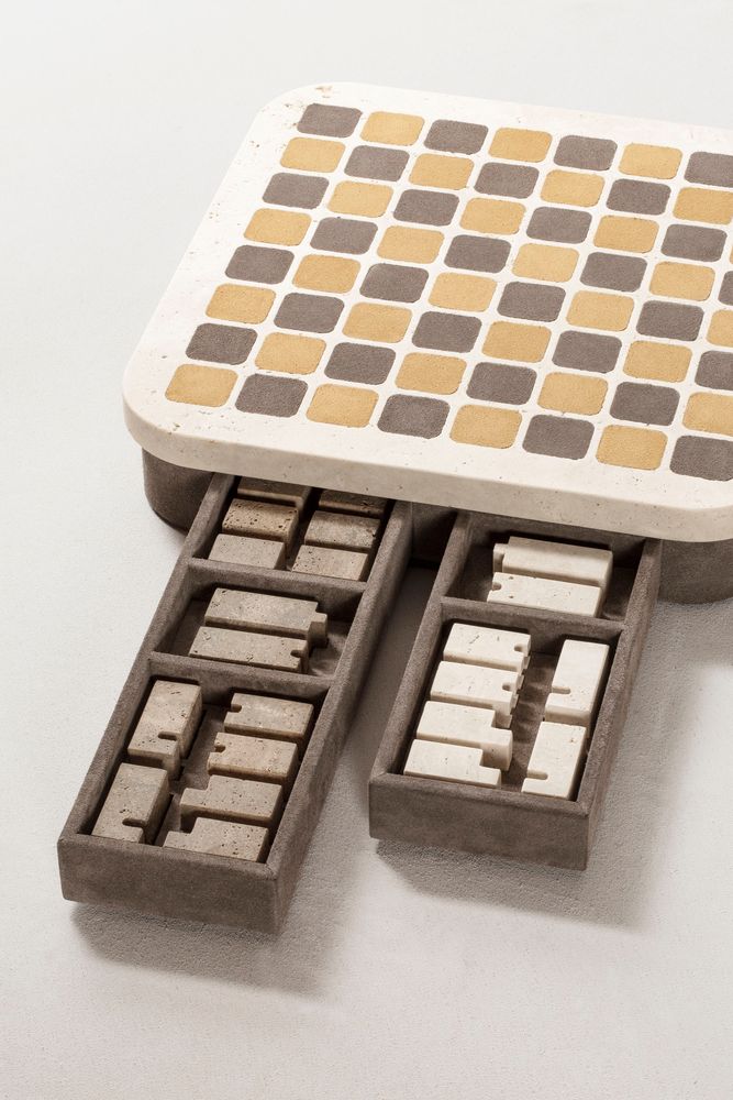 Decorative objects - DELOS MARBLE CHESS SET - GIOBAGNARA
