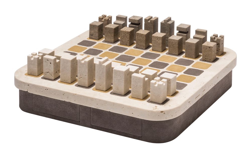 Decorative objects - DELOS MARBLE CHESS SET - GIOBAGNARA