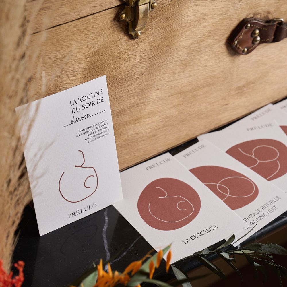 Carterie - Cartes de routine du sommeil | Cadeaux pour bébé - PRÉLUDE