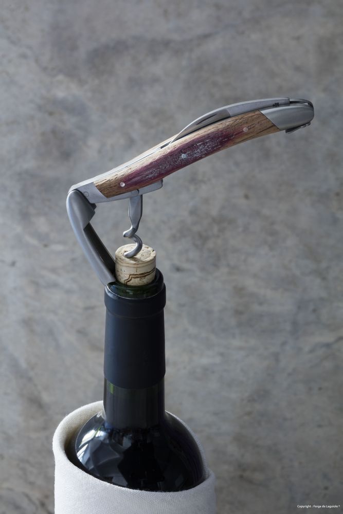 Cadeaux - Sommelier en bois précieux et matériaux naturels - FORGE DE LAGUIOLE