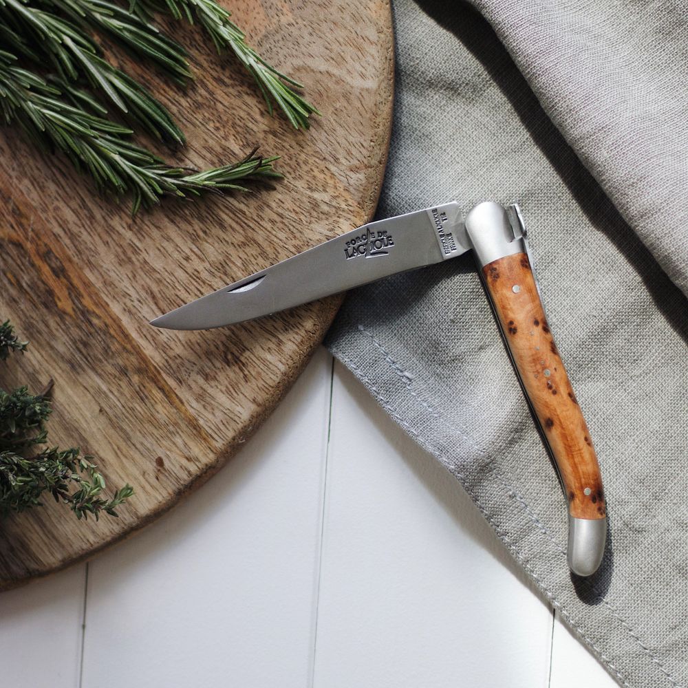 Couteaux - Couteaux pliants en bois précieux ou corne. - FORGE DE LAGUIOLE