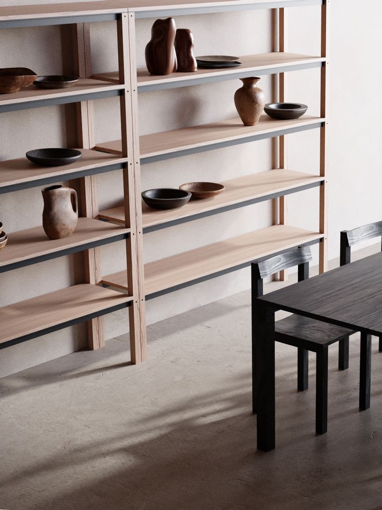 Shelves - Tal 5 Tray Shelving Unit - KANN
