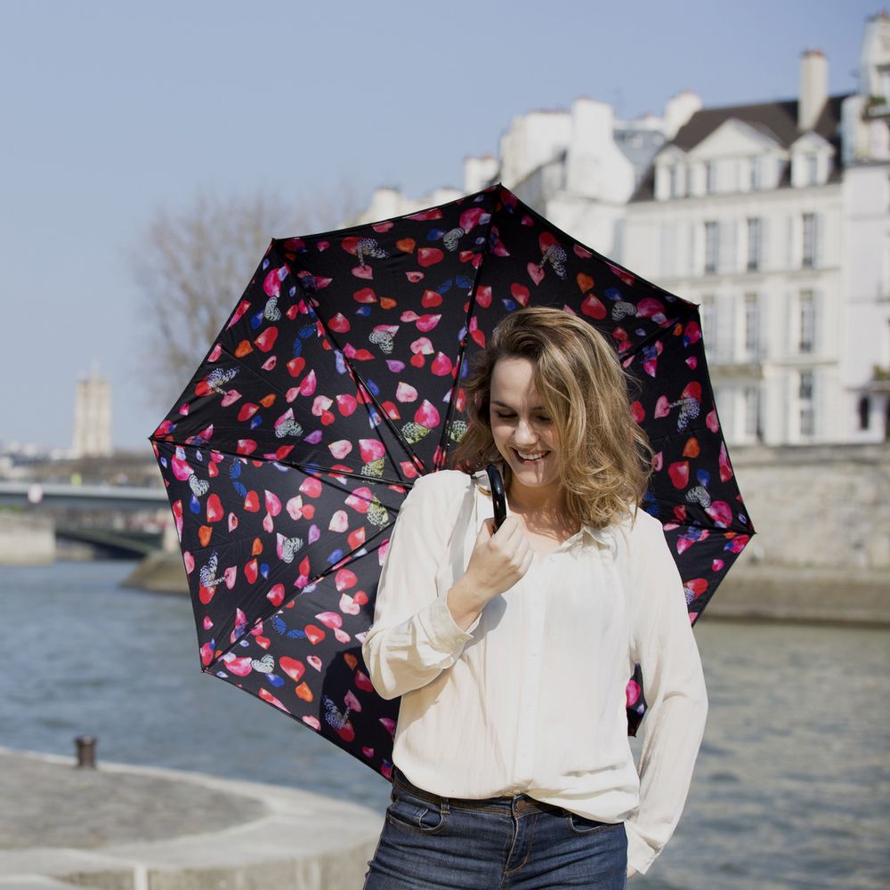 Objets design - Grand parapluie femme pétales en double toile - SMATI